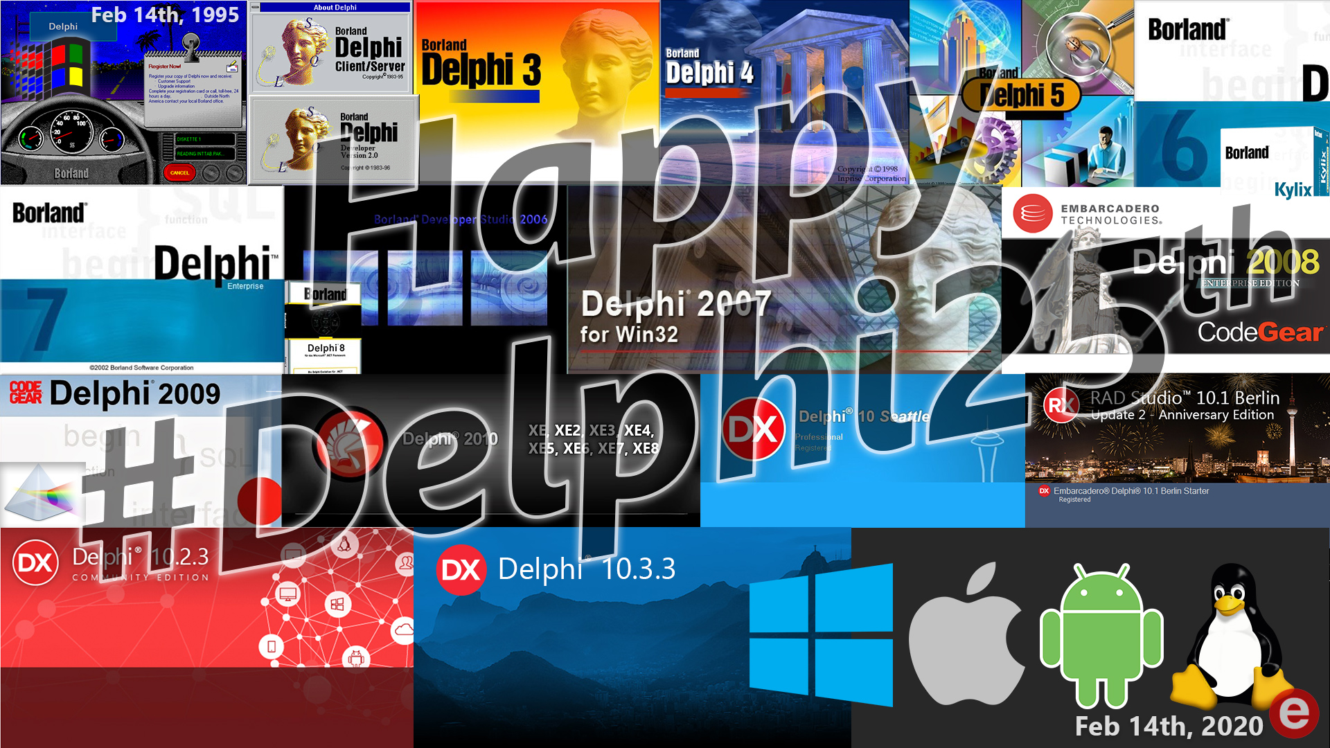 Delphi25th Splash Wallpaper
